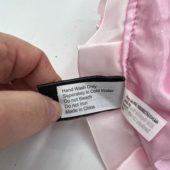 Baby Pink Soft Silky Lamb Lovey Security Blanket - Picture 10 of 13